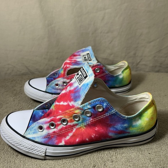 Converse Shoes - Converse Tie-Dye Low Top Sneakers in Rainbow Colors